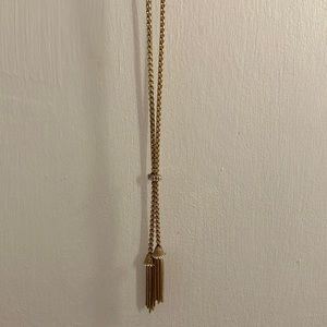 Long tassel necklace